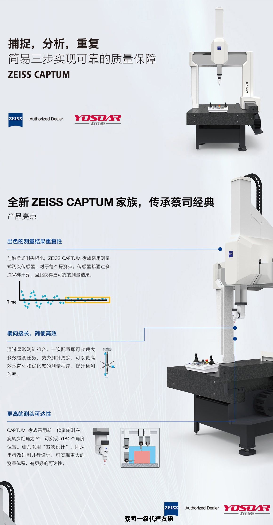 怀化蔡司怀化三坐标CAPTUM